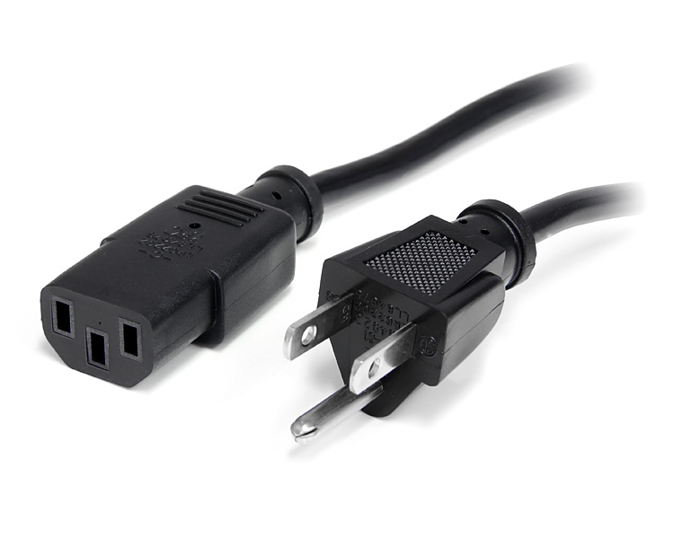 Picture of Startech  Replace Worn-out Or Missing Computer Power Cords - Computer Power Cord - Monitor