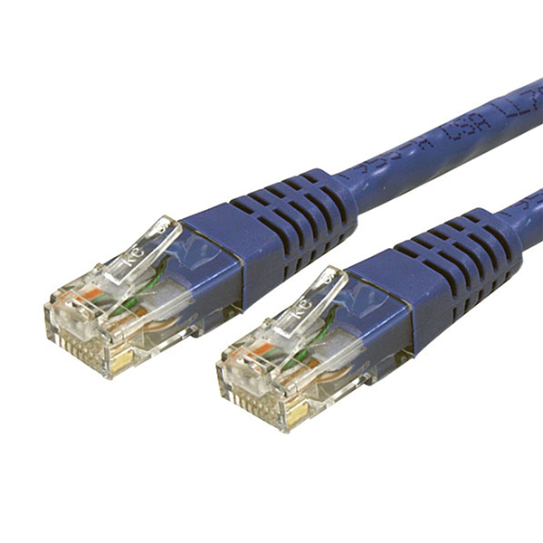 75ft Blue Molded Cat6 Utp Patch Cable