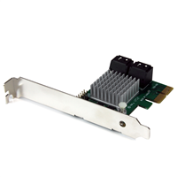 Startech  Add 4 Internal Sata Iii - 6gbps Ports To A Computer Through A Pci Express X2 Slo