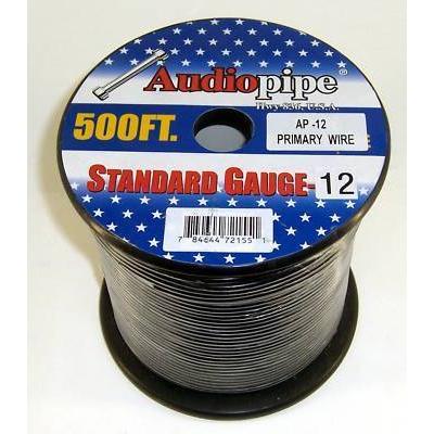 Picture of Audiopipe 12 Gauge 500Ft Primary Wire- Black
