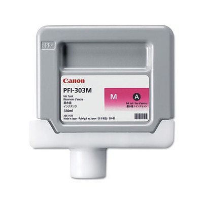 Picture of Canon 2960B001 Canon PFI-303M Magenta Ink Cartridge - Inkjet - Magenta - 1