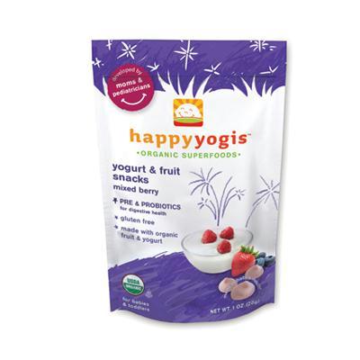 Picture of Happyyogis AY28550 Happy Yogi Mixed Berry Yogurt Snacks -8x1 Oz