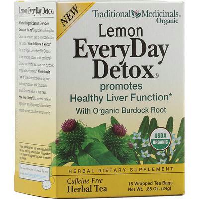 Picture of Traditional Medicinals AY29173 Traditional Medicinals Everyday Organic Lemon Detox -6x16 Bag