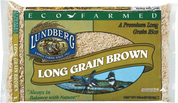 Picture of Lundberg Farms B01555 Lundberg Farms Eco-fr Long Brown Rice -1x25lb