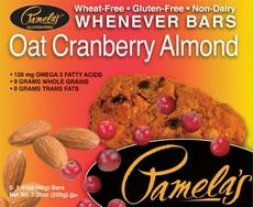 Picture of Pamelas Products B04616 Pamelas Oat Cranberry Almond Bars -6x5 Ct