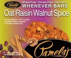 Picture of Pamelas Products B04619 Pamelas Oat Raisin Walnut Spice Bars -6x5 Ct