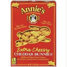 Picture of Annies Homegrown B06884 Annies Extra Cheesy Cheddar Bunnies  -12x7.5oz