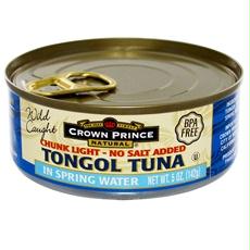 Picture of Crown Prince B20559 Crown Prince Natural Chunk Light Tongol Tuna In Spring Water  -12x5oz