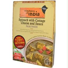Picture of Kitchens Of India B27812 Kitchens Of India Palak Paneer Spinach With Cottage Cheese And Sauce  -6x10oz
