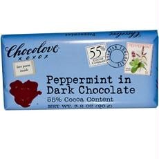 Picture of Chocolove B30392 Chocolove Peppermint In Dark Chocolate  -12x3.2oz