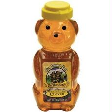 Picture of Glorybee B33225 Glorybee Squeezable Organic Honey Bear&#44; Clover  -6x12oz