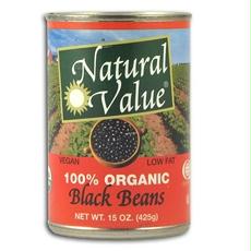Picture of Natural Value B39841 Natural Value Organic Black Beans  -12x15oz