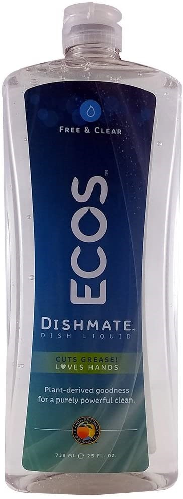 Picture of Earth Friendly Products B50536 Earth Friendly Dishmate Dish Liquid Free & Clear  -6x25oz