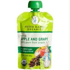 Picture of Peter Rabbit Organics B51767 Peter Rabbit Organics Fruit Squeezeapple And Grape  -10x4oz