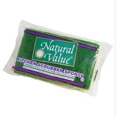 Picture of Natural Value B60710 Natural Value Kitchen Scrubber Sponge  -24x1cnt