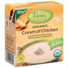 Pacific Natural Foods B66468 Pacific Natural Foods Organic Cream Of Chicken Condensed Soup  -12x12oz