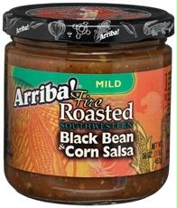 Picture of Arriba! B88802 Arriba! Fire Roasted Southwestern Black Bean & Corn Salsa  -6x16oz