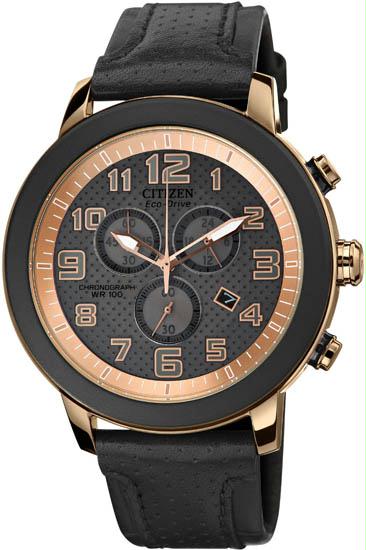 Picture of Citizen DRIVE BRT 3.0 Chronograph Black Leather Mens Watch AT2233-05E