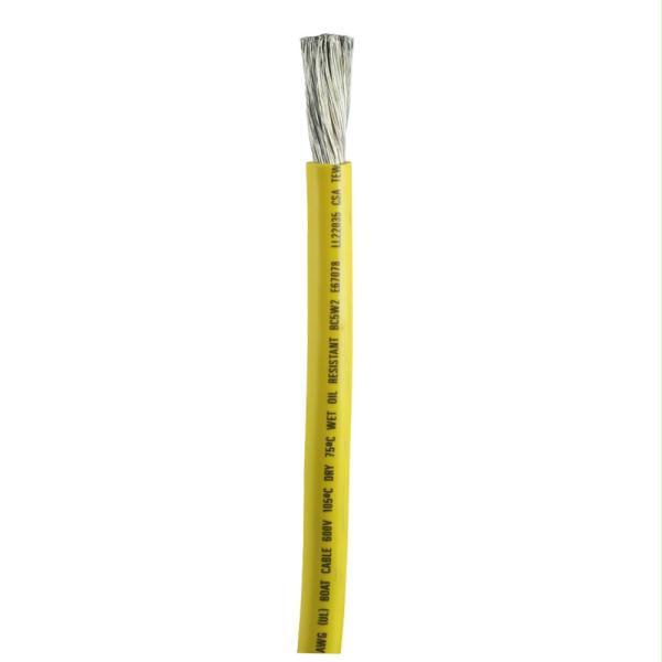 116910  Yellow 1-0 AWG Battery Cable - 100 in -  Ancor