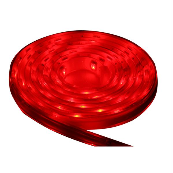 LLB-453R-01-05 Lunasea Flexible Strip LED - 5M with Connector - Red - 12V