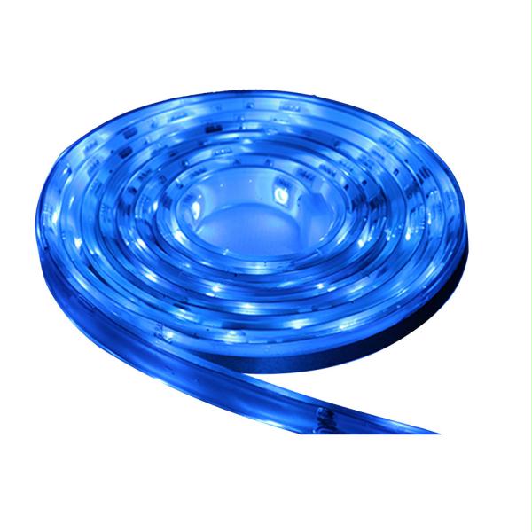 Lunasea Flexible Strip LED - 5M with Connector - Blue - 12V