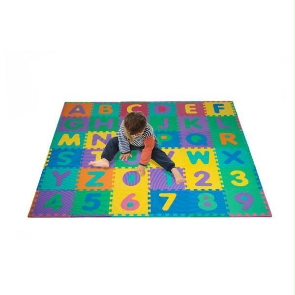 Picture of 96 PC Foam Floor Alphabet & Number Puzzle Mat For Kids