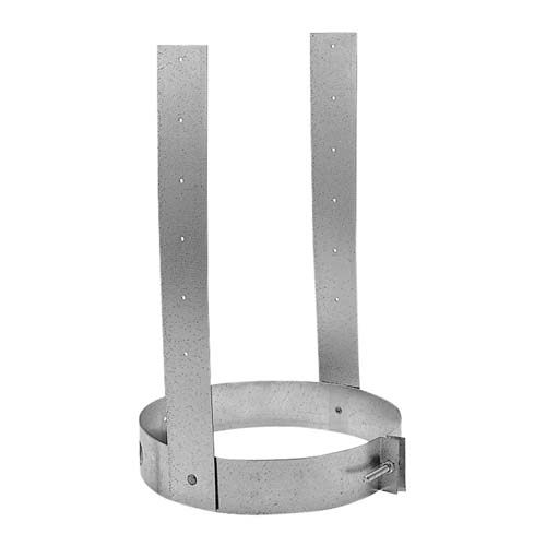 46DVA-ES DirectVent Pro 4'' Inside Diameter x 6-5/8'' Outside Diameter Galvanized Elbow Strap