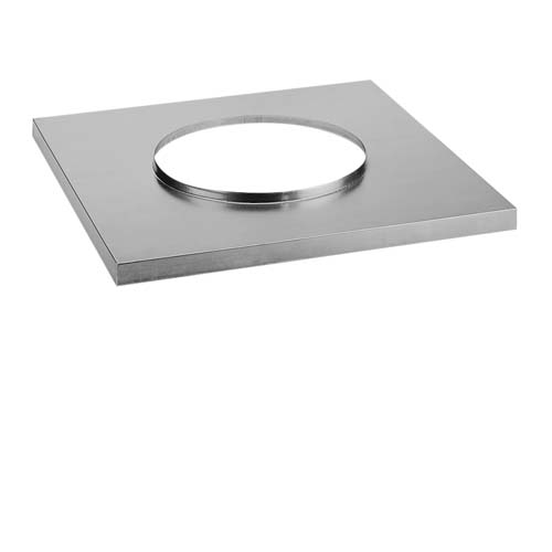 9430 Chase Top Flashing 19-3/4'' Square 11'' Diameter - 1'' Thick
