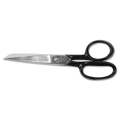 Picture of Acme United 10259 Forged Nickel Plated Straight Office Scissors&#44; 7 in.&#44; Black