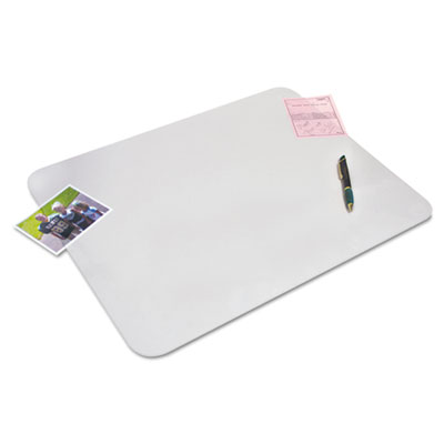 Picture of Artistic 60740MS KrystalView Desk Pad with Anti Bacteria&#44; Matte&#44; 17 x 12&#44; Clear