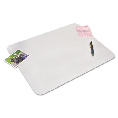 Picture of Artistic 60240MS KrystalView Desk Pad with Anti Bacteria- 22 x 17- Matte- Clear