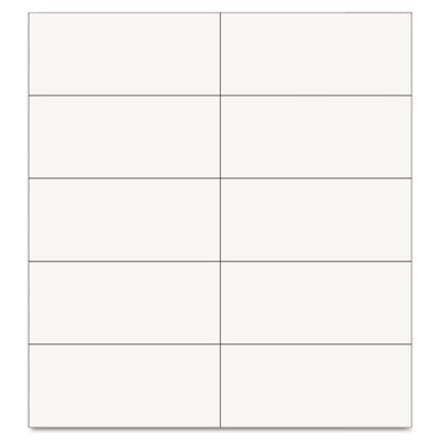 Picture of Bi-Silque Visual Communication Products FM2418 Dry Erase Magnetic Tape Strips- White- 2 in. x .88 in.- 25-Pack