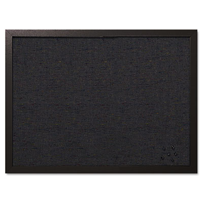 Picture of  MasterVision Designer Fabric Bulletin Board&#44; 24X18&#44; Black Fabric-Black Frame