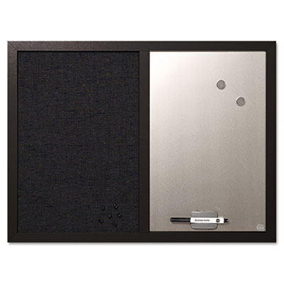 Picture of Bi-Silque Visual Communication Products MX04433168 MasterVision Combo Bulletin Board- Bulletin-Dry Erase- 24X18- Black Frame