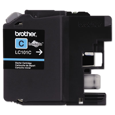 Picture of Brother LC101C Ink- 300 Page-Yield- Cyan