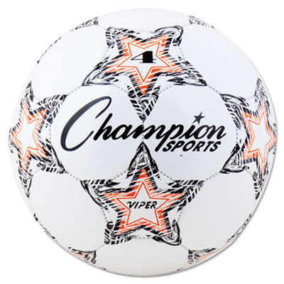 Picture of Champion Sport VIPER4 VIPER Soccer Ball- Size 4- White