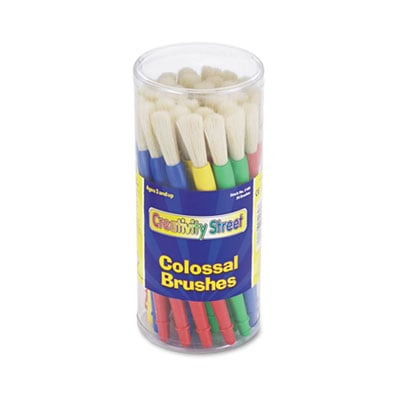 Picture of Chenille Kraft 5160 Colossal Brush Set- Natural Bristle- Round- 30-Set