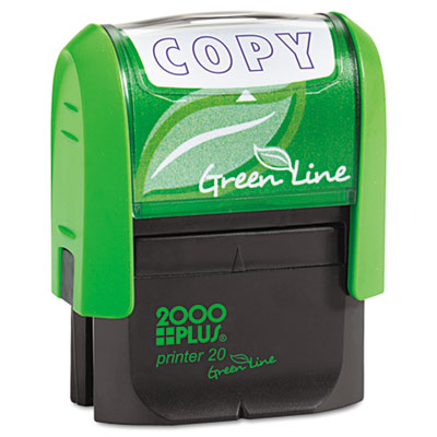 Picture of Consolidated Stamp 035347 2000 PLUS Green Line Message Stamp&#44; Copy&#44; 1.5 x .56&#44; Blue