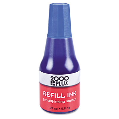 Picture of Consolidated Stamp 032961 2000 PLUS Self-Inking Refill Ink- Blue- .9 oz Bottle