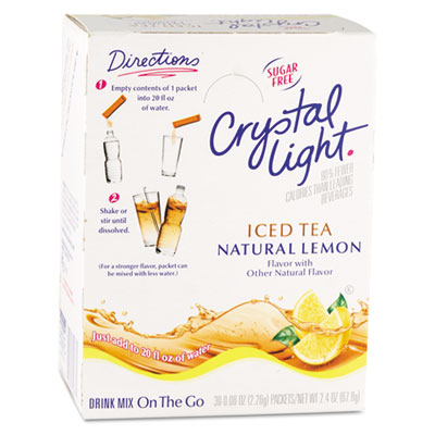 Picture of Crystal Light. 00757 On the Go&#44; Iced Tea&#44; .16 oz Packets&#44; 30-Box