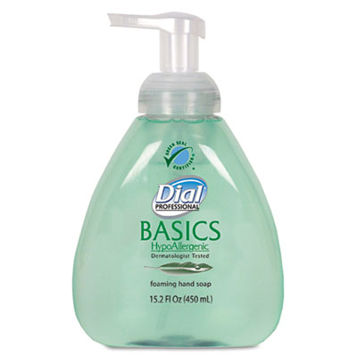 Picture of Dial 98609 Basics Foaming Hand Wash- Original Formula- Fresh Scent- 15.2 Pump Bottle- 4-Ctn