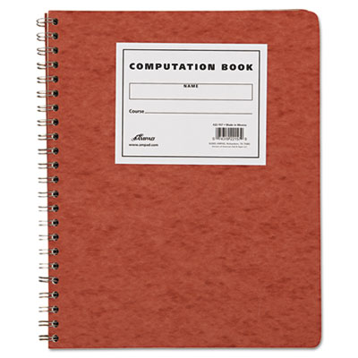 Esselte Pendaflex 22157 Computation Book- Quadrille Rule- 11.75 x 9.25- Antique Ivory- 76 Sheets-Pad -  Esselte Pendaflex Corporation