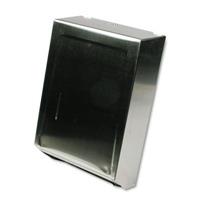 Picture of Ex-Cell 242SS C-Fold or Multifold Towel Dispenser- 11.25 x 4 x 15.5- Stainless Steel