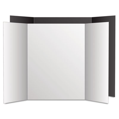 Picture of Geographics 27136 Too Cool Tri-Fold Poster Board&#44; 28 x 40&#44; White-White&#44; 12-Carton