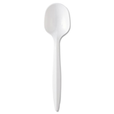 Picture of Ger PPSS Medium-Weight Cutlery- 6.25 in.- Soup Spoon- White