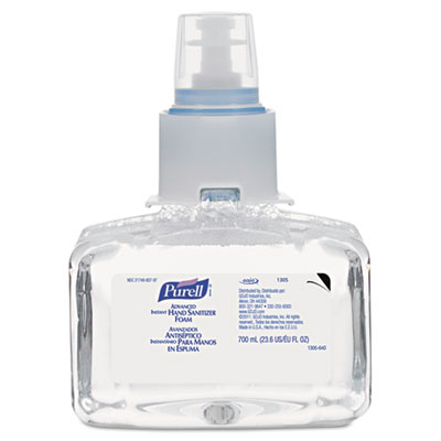 Picture of Gojo 130503EA Advanced Instant Hand Sanitizer Foam- LTX-7- 700 ml Refill