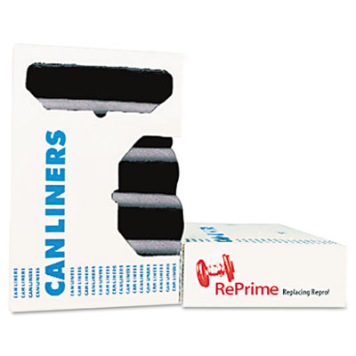 Picture of Her H7450PKR01 Can Liners- Prime Resin- 37 x 50-1.3 mils- Black- 100-Carton