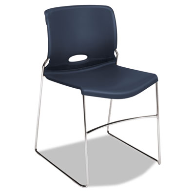 Hon 4041RE Olson Stacker Chair, Navy, 4-Carton