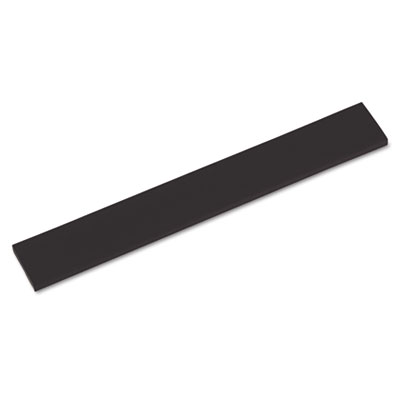 Picture of Innovera 52458 Natural Rubber Keyboard Wrist Rest&#44; Black