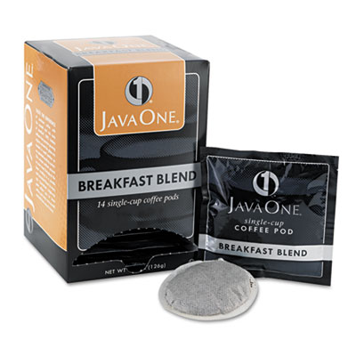 Picture of Java 30220 Coffee Pods- Breakfast Blend- Single Cup- 14-Box